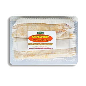Curry Beef Roti - 2 Pack - Dhalpuri or Paratha
